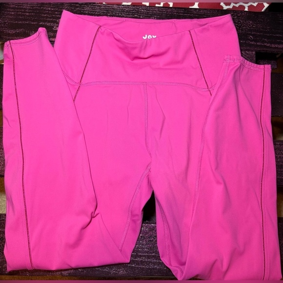 JoyLab Pink Leggings Moisture-Wicking Athletic Wear - Picture 3 of 6